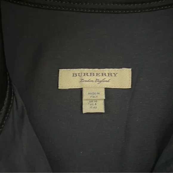 Burberry Black Sleeveless Jumpsuit High Neck